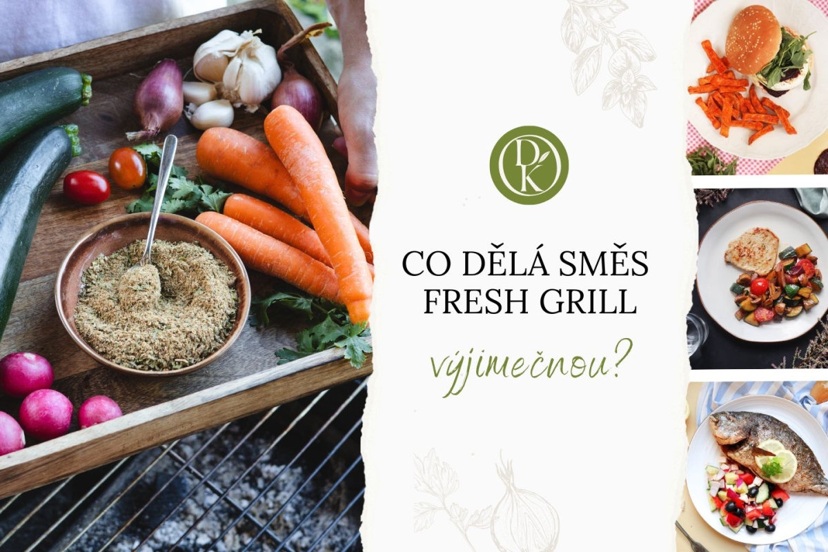 OBJEVTE SVĚŽEST S KOŘENÍCÍ SMĚSÍ FRESH GRILL OD DAVÍDKOVA KOŘENÍ